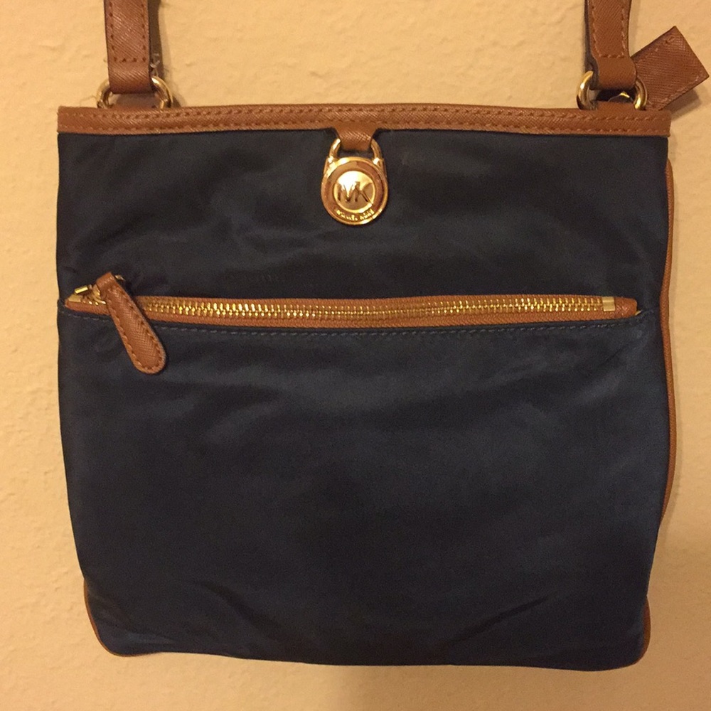 Michael Kors Navy Satchel
